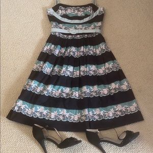 Adorable Betsey Johnson belted A-Line Dress